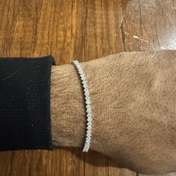 Moissanite Tennis Bracelet 7.00 CTW 925 Sterling Silver 8” 2.5mm