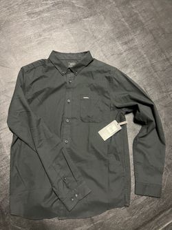 RVCA Slim Fit Long Sleeve Black