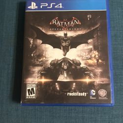 PS4 Batman Arkham Knight Game 