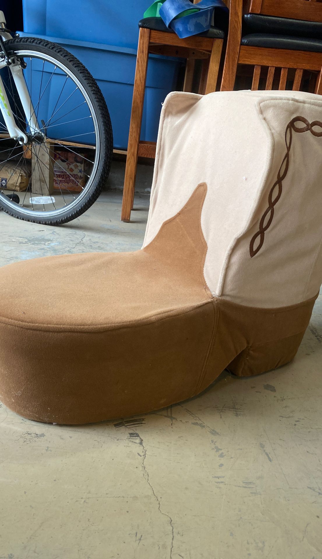 Cowboy boot chair