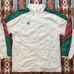 Vintage Adidas France 98 Full Zip Winbreaker Jacket Mexico National Team Men’s M