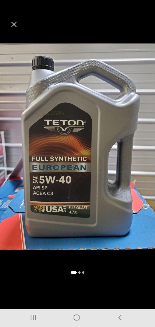 Special Price Motor Oil 5w40 Full Synthetic Europe Vehicle Case 3GAL 5QT