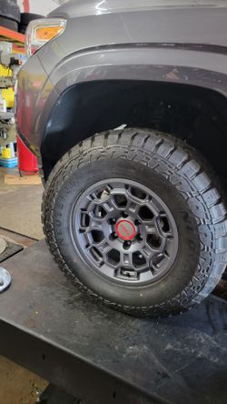 17x9 6x139.7 WEOE-14256 MATTE GUNMETAL WHEELS – TOYOTA TACOMA TRD