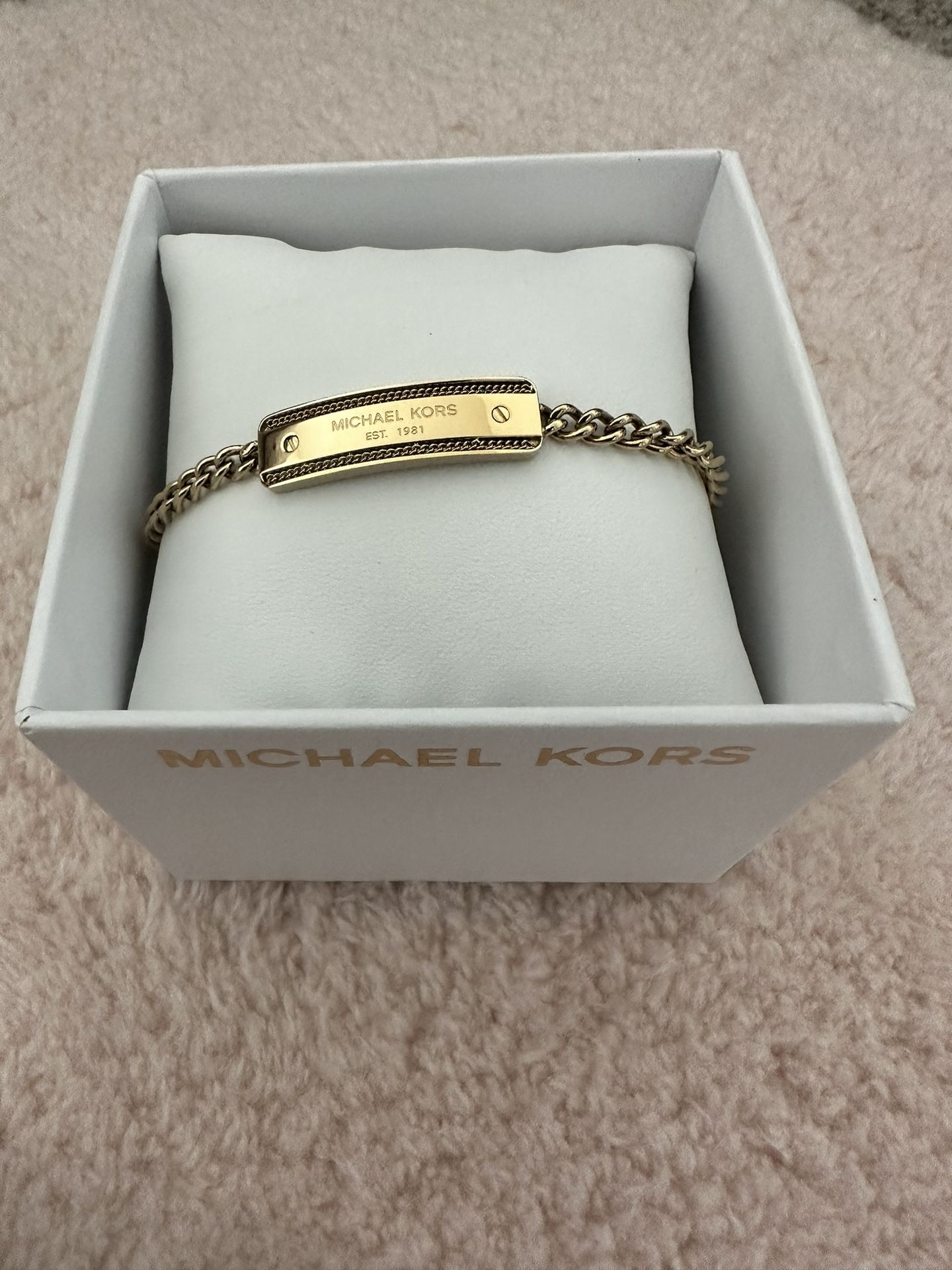 Michael Kors Gold Chain Bracelet 