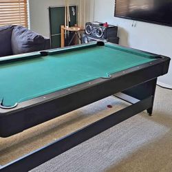Pool Table With Hockey Air And Pinball Game