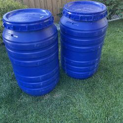 Barrels 50gallons each