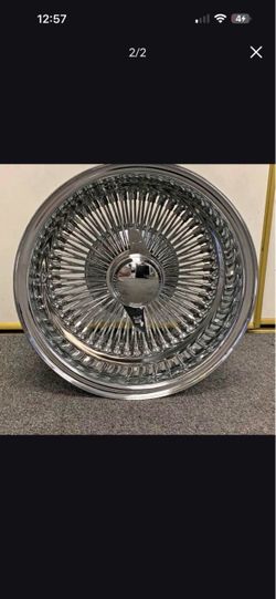 New All chrome 14x7 100 Spokes With Spare $1200. Gold and chrome 14x7 100 Spokes With Spare $2000e