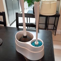 New toilet plunger and toilet bowl cleaner swt