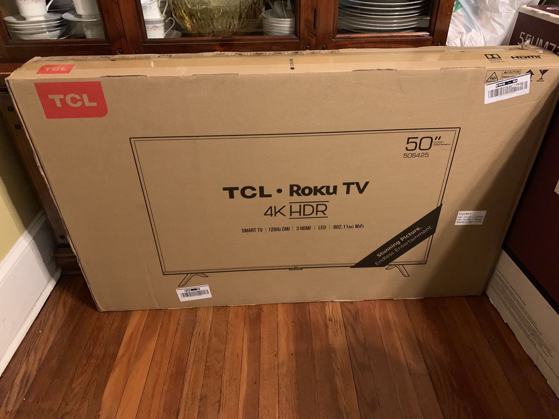 50” TCL Roku 4K UHD smart tv