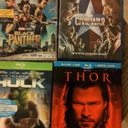Marvel Blu Ray Lot!!
