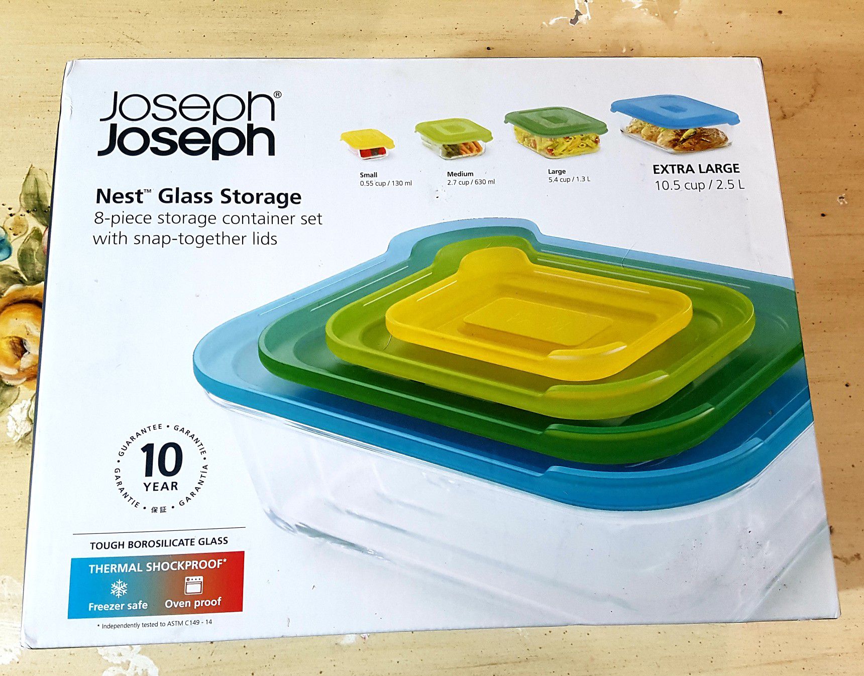 Joseph Joseph Nest Glass Storage 8piece