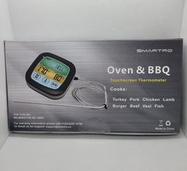New Box Thermometer Smartro ST59 Digital Touchscreen Meat Oven BBQ Grill