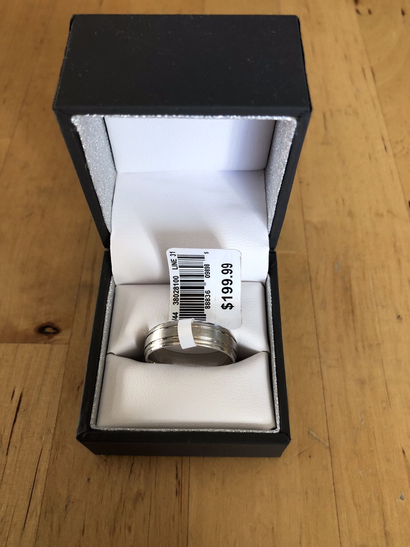 Sterling Silver Male Wedding Band