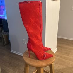Red boots