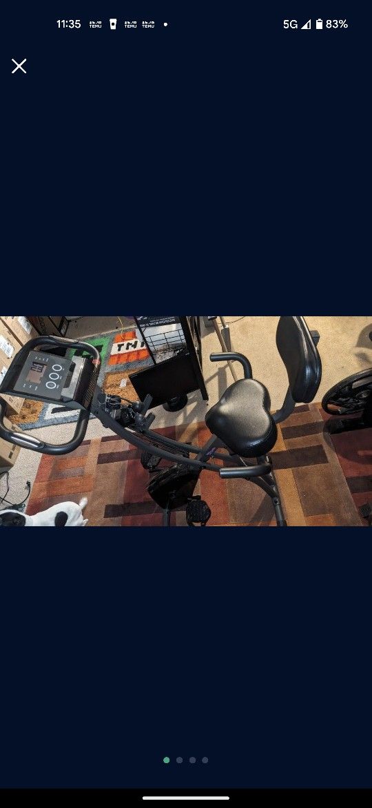 Stationary Exercise Bike " Slim Cycle'