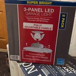 3 Panel Led Garage Light
