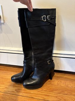 Cole Haan Tall Black Boots