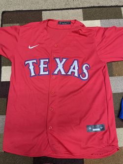 Red Texas Rangers Baseball Jersey No Number
