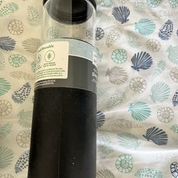 Glass water bottle