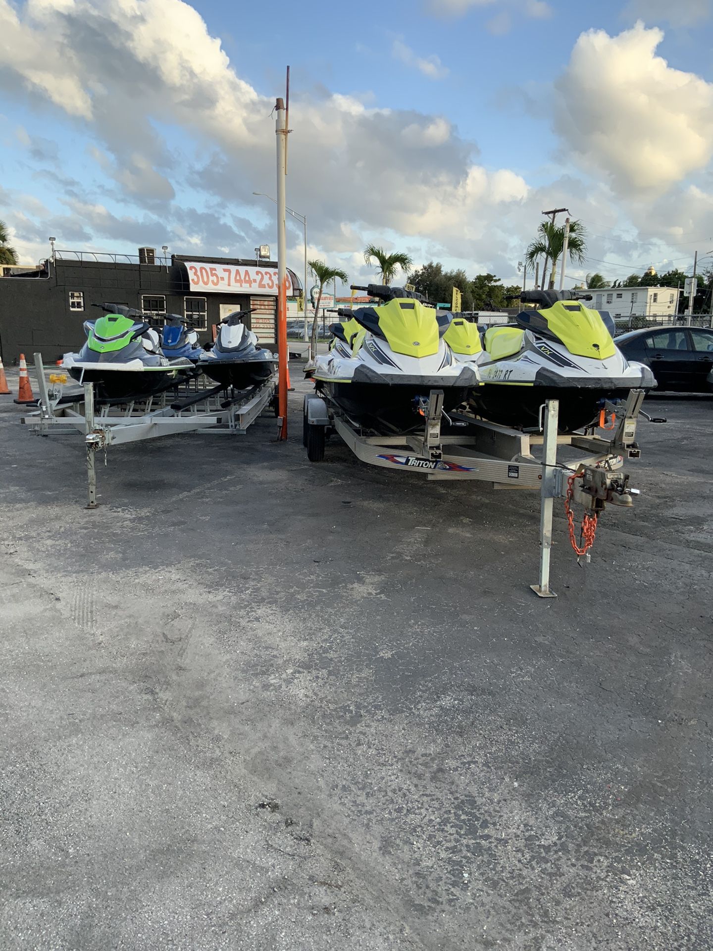 STORAGE PARKING SPOTS BOAT TRAILER JET SKI TRAILER RV CAMPER TRAILER