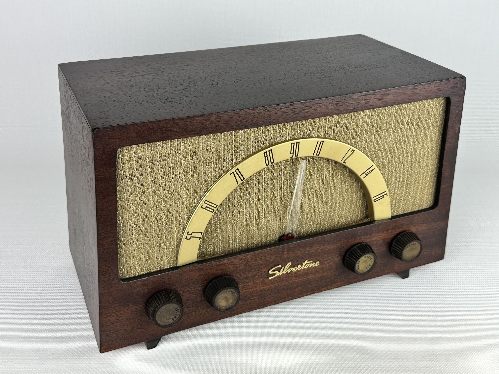 1950’s Silvertone 1017 Antique Tube Radio w/Bluetooth