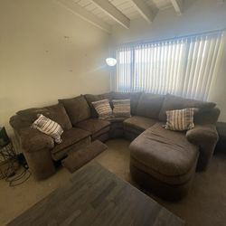 Brown Sectional Couch