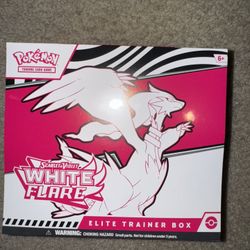 White Flare Elite Trainer Box Pokemon