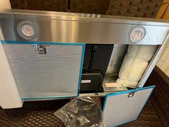 New 30 Stainless Steel Range Hood with Filters