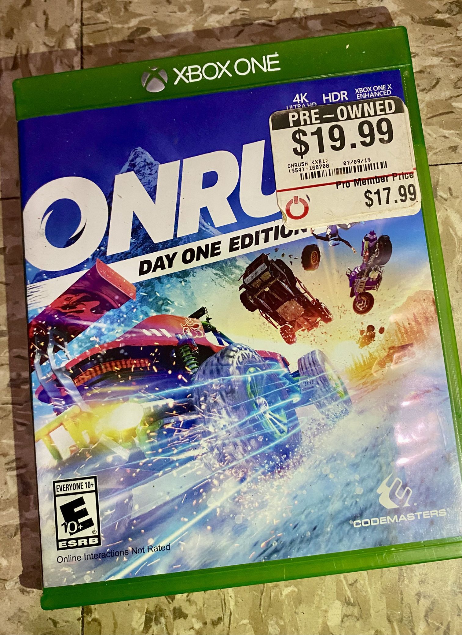 On Rush Day One Edition for PS4