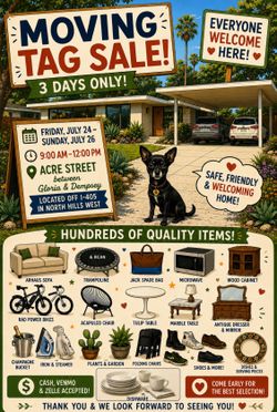 🚚 BIG 3-DAY MOVING SALE 7/24-7/26🏡
