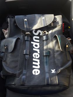 Supreme & Louis Vuitton- Christopher leather backpack! for Sale in