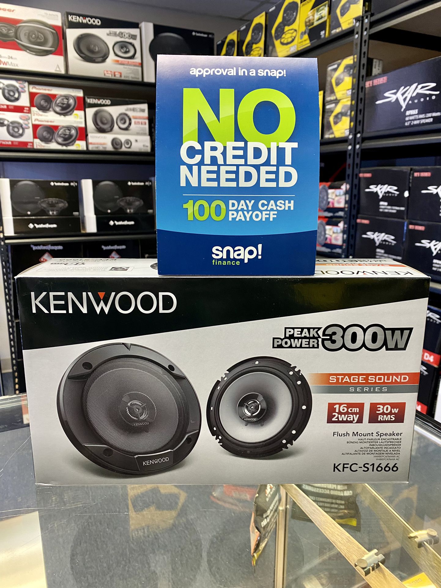 New Kenwood 6.5” inch 300 Watts Max Car Audio Speakers (pair) No Credit Easy Financing 🔥🔊