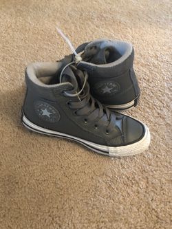 Converse All Star Leather Hightop size 12