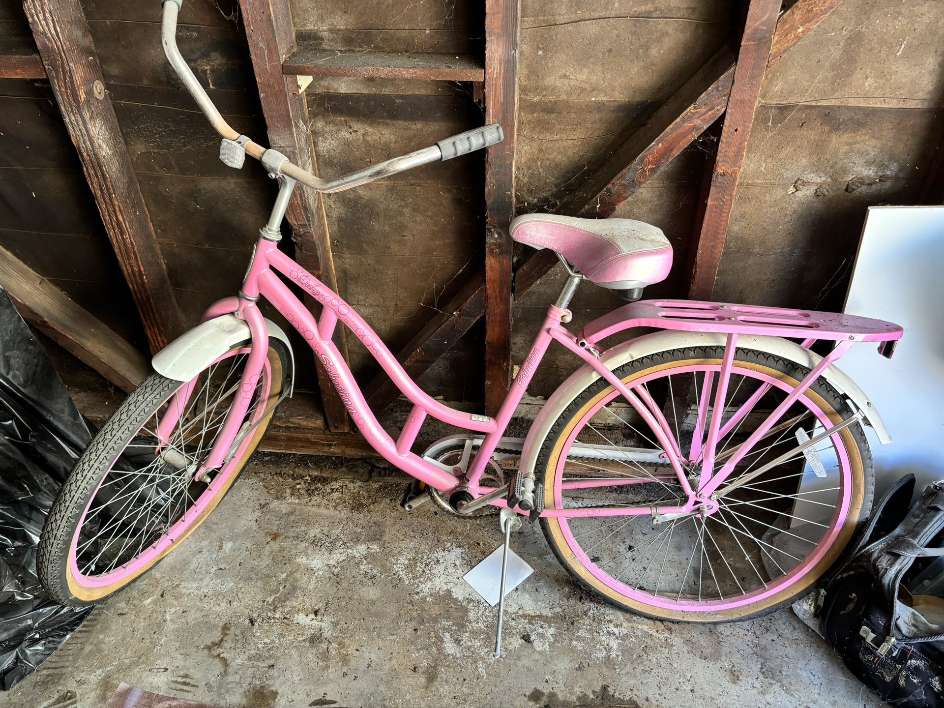 Pink Schwinn Cruiser Bike