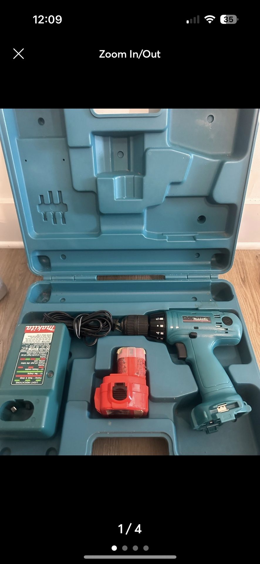 Makita 6213D Drill With Case And Battery