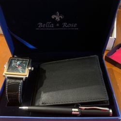 Watch Set/ watch -wallet-pen