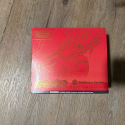 Scarlet And Violet Base Pokemon Center ETB
