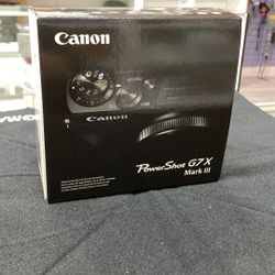 Canon PowerShot G7X Mark III