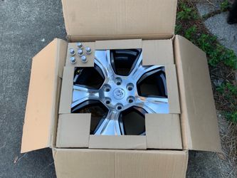 ( SET) Ram Polished Charcoal 1500 Factory Wheel 20x9 2019-2024 OEM Alloy Rim.