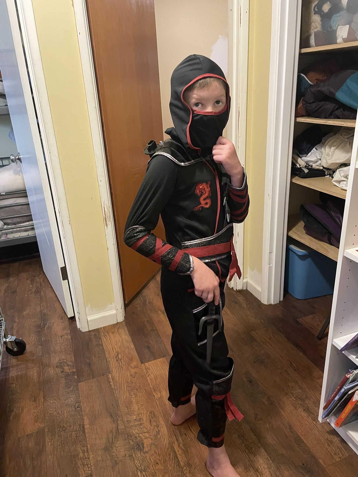 Ninja Costume Child Size Small