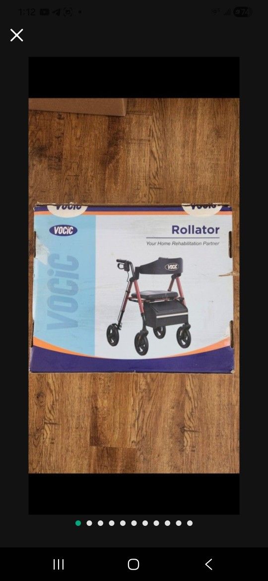 Walkers for Seniors, Z21 Rollator Walker with Seat Supports 350lb, 8" Big Wheels for All Terrain, Ergonomic Arc Seat & 6" Ultra Backrest Foldable Walk