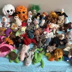 Big Lot Of TY Plush Toy With And Without Tags $40 For All xox