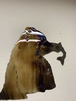 Metal bear art