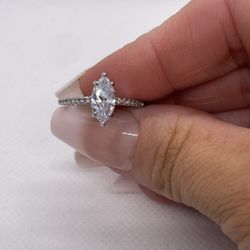 Ring Size 6 - 925 Silver & CZ