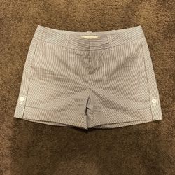 Banana republic pin stripe trouser shorts