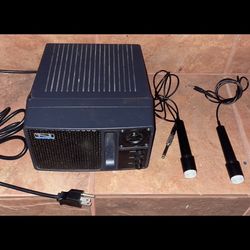 portable PA lLOUD SPEAKER (public address) SPEAKER and microphone ANCHOR AN-130 FiRM PRICE 