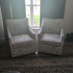 Pair of swivel Chairs