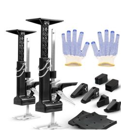 Cabinet Jacks 2-Pack - Heavy Duty Lifting Tool With 375 LB Capacity