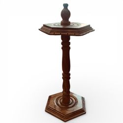 Beautiful Wood Grain tones Very Old and Rare Pendulum Stand Display