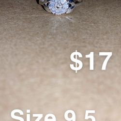 Silver Ring Size 9.5